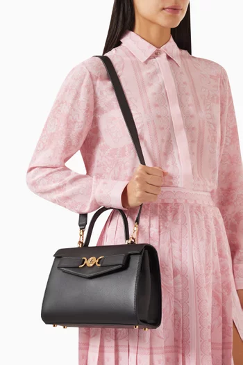Medium Medusa '95 Top-handle Bag in Leather