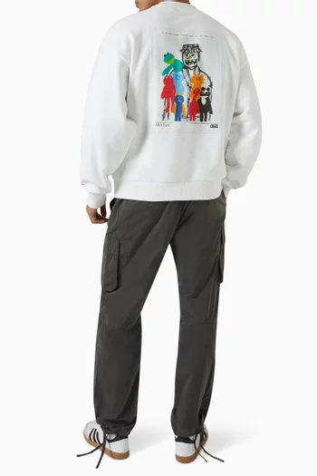 x Mia Lee Artist Nelson Crewneck Sweatshirt in Cotton Fleece