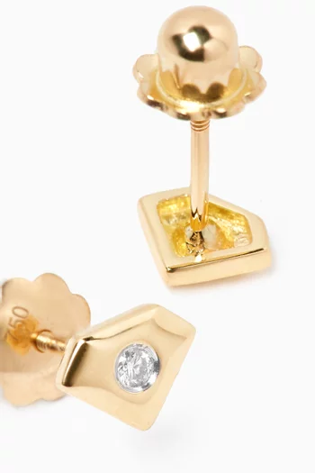 Ara Bambi Diamond Stud Earrings in 18kt Gold