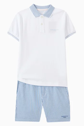 Summer Vibes Polo Shirt in Cotton
