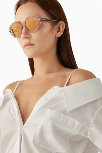 نظارة شمسية سيرافينا بإطار بلاستيك