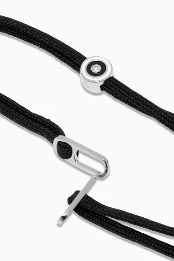 Opus Sapphire Rope Bracelet in Sterling Silver