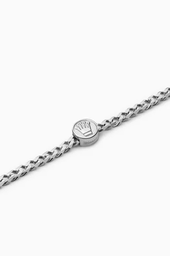 Empire Chain Bracelet in Sterling Silver