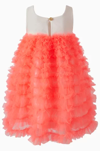 Donna Ruffle Dress in Tulle