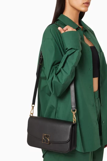 Medium Dakota Convertible Shoulder Bag in Leather