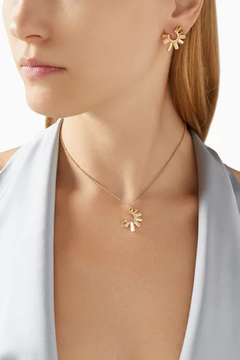 Urban Fan Diamond Necklace in 18kt Gold