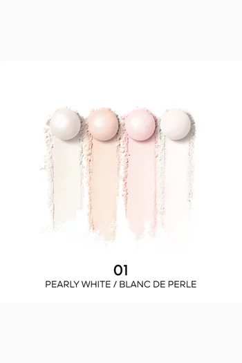 01 Pearly White/ Blanc de Perle Météorites Light-Revealing Pearls of Powder, 20g