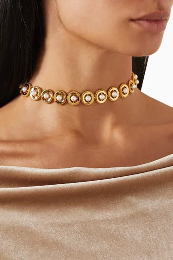 Ramadan Exclusive Ravi 2.0 Necklace in 24kt Gold-plated Brass