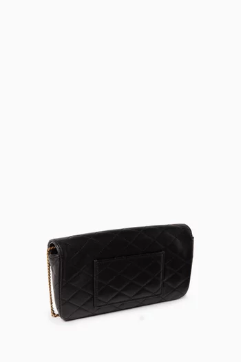 Gaby Phone Holder in Quilted Leather