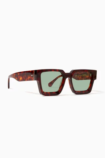 x Vinnys Rectangle Sunglasses in Recycled Acetate
