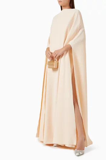 Amber Maxi Dress in Silk-crepe