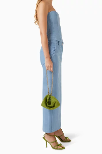 Mini Callie Clutch Bag in Velvet
