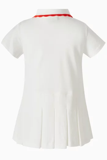 Polo Dress in Cotton Piqué