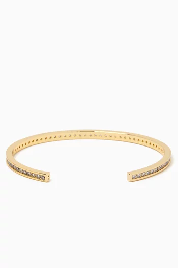 The Luminaries Cuff in Gold-plated Brass