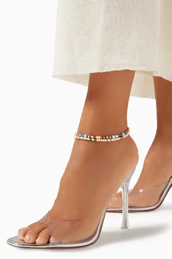 The Grotto Beaded Duo Anklet