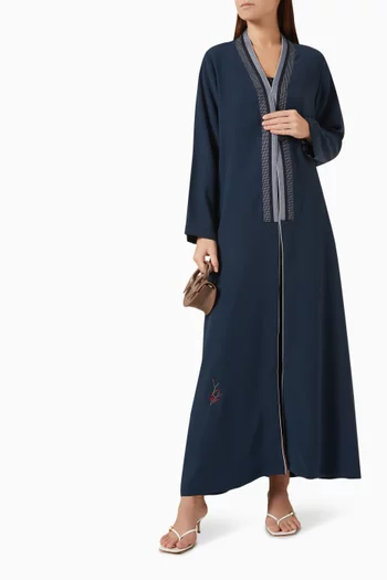 A-line Abaya in Crepe