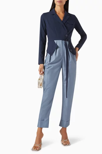 Nancy Deconstructed Jumpsuit in Terry Rayon