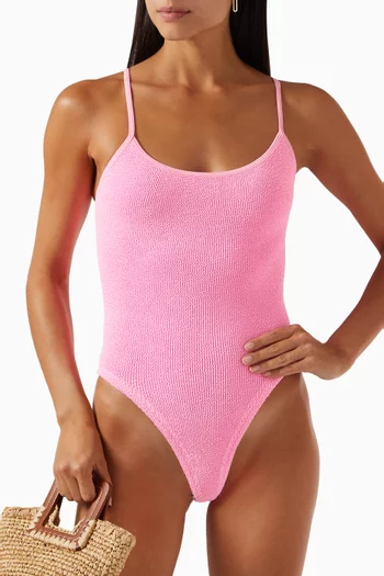 Petra One-piece Swimsuit in Crinkle Stretch Nylon