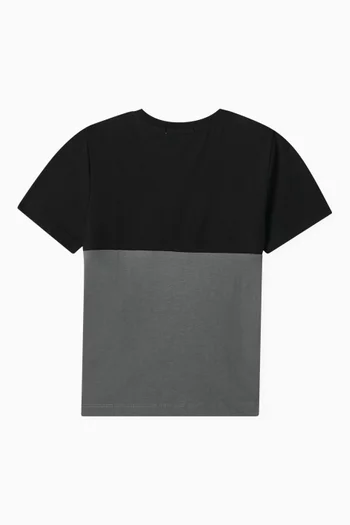 Colourblock T-Shirt in Cotton