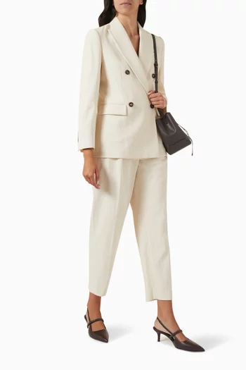 Tailored Pants in Cotton-blend
