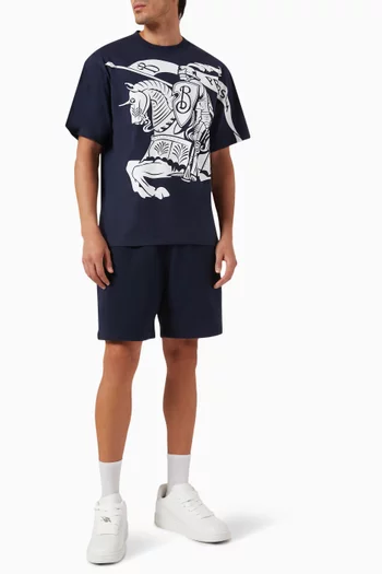 Equestrian Knight-print T-shirt in Cotton-jersey