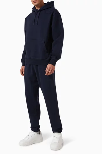 Equestrian Knight Embroidery Sweatpants in Cotton-jersey