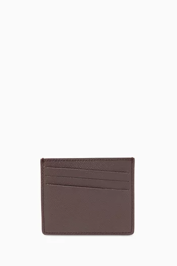 Four Stitches Card Holder in Leather