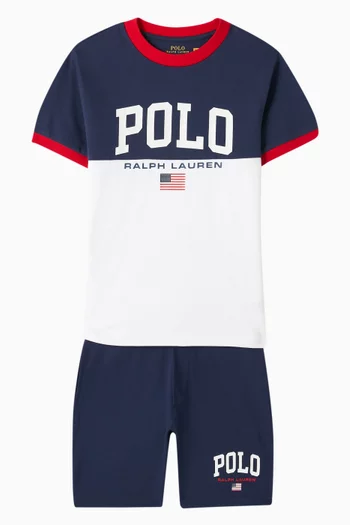 Polo Logo Shorts in Cotton