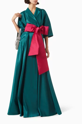 فستان ماميكو طويل بعقدة ميكادو ستان