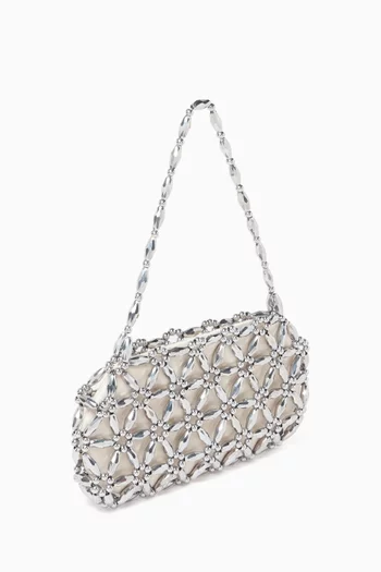 Tebea Clutch in Beads & Satin