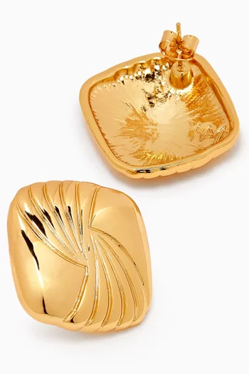 Tabi Earrings in Gold-plated Metal