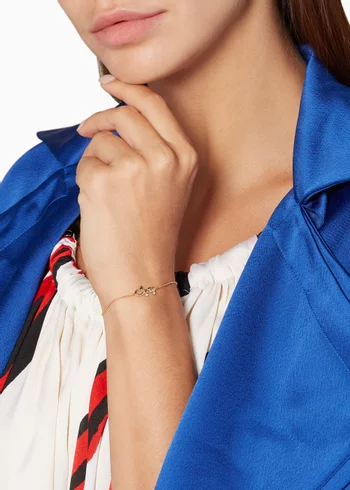 Yellow-Gold & Diamond Bhebbak Bracelet         