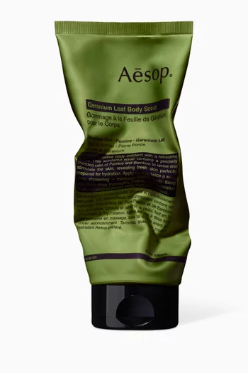Geranium Leaf Body Scrub, 180ml  