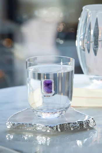 Silver Kivita Coasters, Set Of 2