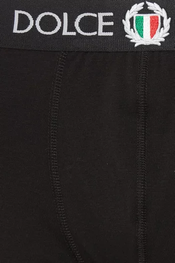 بوكسر بشعار رياضي أسود