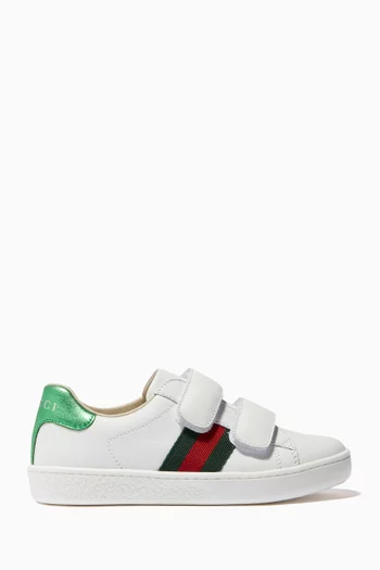 White Ace Leather Sneakers
