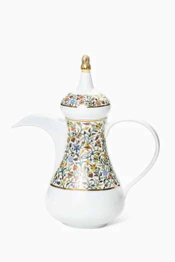 Majestic Arabic Coffee Dallah in Porcelain