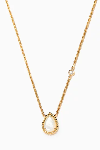 Serpent Bohème XS Mother-Of-Pearl Pendant Necklace 