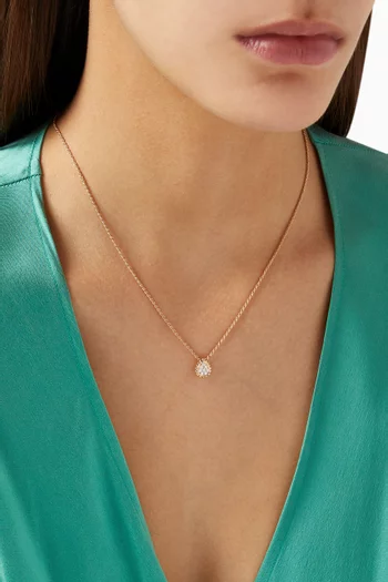 Serpent Bohème XS Motif Diamond Pendant in 18kt Rose Gold