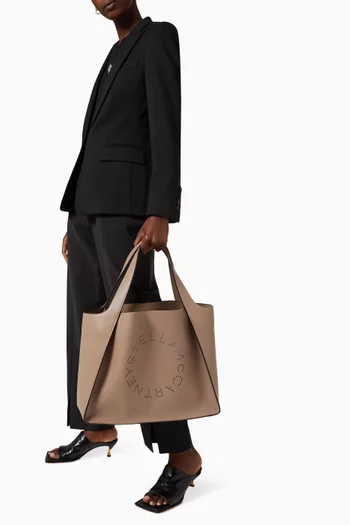 Stella Logo Tote Bag in Eco Alter Nappa