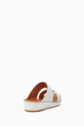 Heritage Calf Lizard Sandals     
