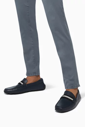 Pearce Leather Driver Shoes