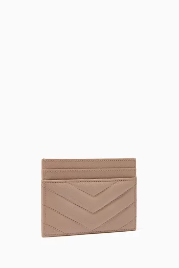 Cassandre Card Case in Matelassé Leather        