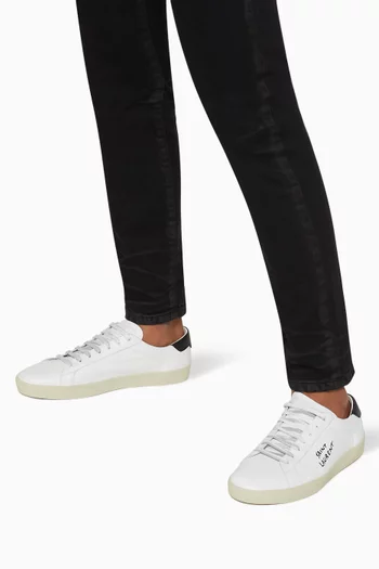 Court Classic SL/06 Embroidered Sneakers in Leather