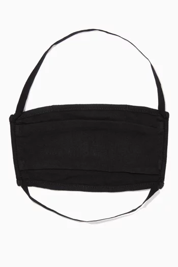 Logo Face Mask in Cotton  
