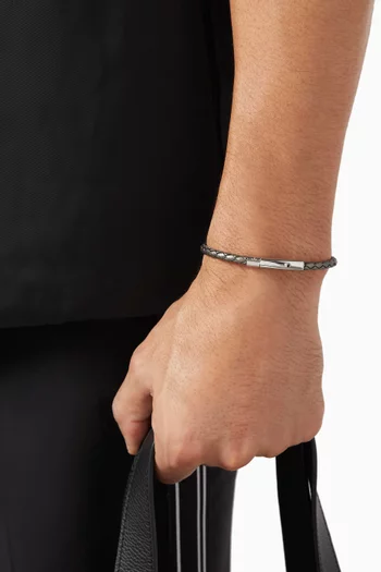 Matteo Bracelet in Woven Leather   