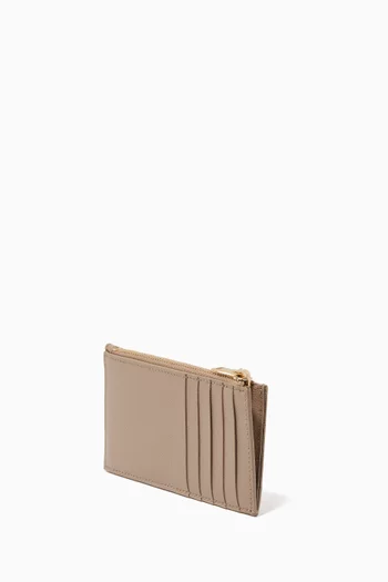 Cassandre Fragments Zip Case in Matelassé Leather         