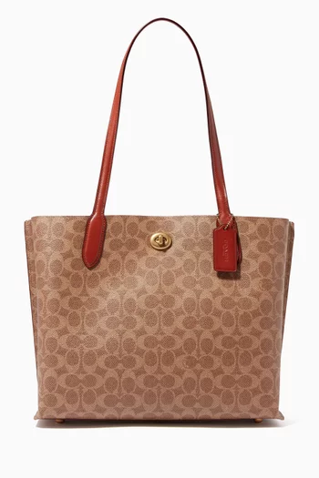 Willow Tote in Signature Canvas   