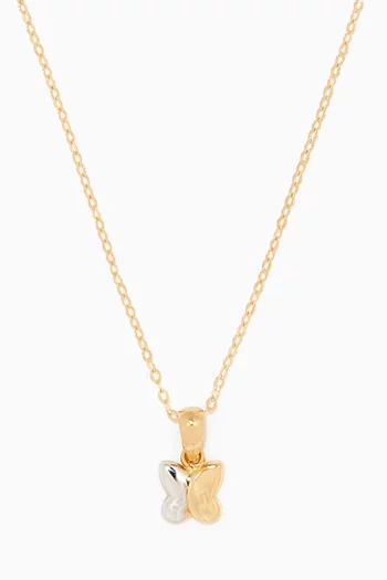 Butterfly Pendant in 18kt Yellow Gold         