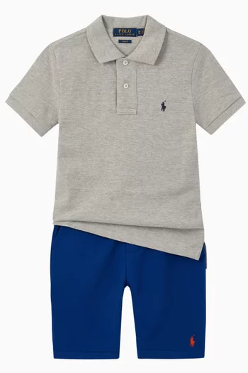Custom Fit Cotton Mesh Polo   